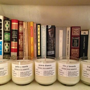 Vela Flores De Naranjo