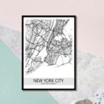 Cuadro Map Ny
