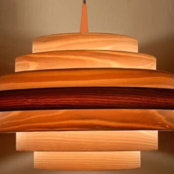 Lampara 5 Aros Trama (50Cm)