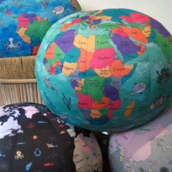 Almohoadon Globo Turquesa